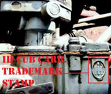 IH Cub Carb Trademark Stamp