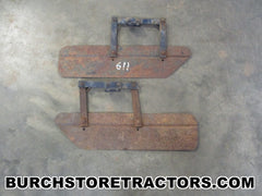 Cultivator Shields for Farmall 140, 130, Super A, Cub and Other Tractors