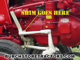 Cultivator Shim for IH Farmall 140, 130, Super A, 100 Tractors, 608700R1, 495-81205