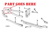 Push Blade Axle Brace Support Plate for IH Farmall Cub Tractor