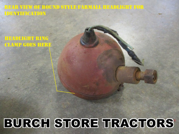 New Plug Style Back Light for Farmall or IH 140, Late Cub Tractors – Burch Store Tractors
