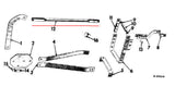 Push Blade Connecting Rod for IH Farmall 140 thru A Tractors