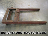 farmall super a tractor push blade bracket