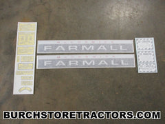farmall 140 tractor decal set