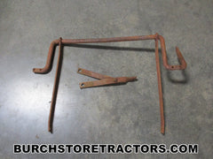 farmall a tractor rear hitch cultivator rockshaft