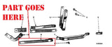 IH Front Push Blade Rod for International Cub 54-A and L-54 Blade