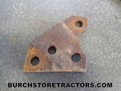 farmall cub tractor push blade drawbar bracket