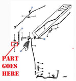 Foot Throttle - Accelerator Linkage for International and IH Farmall 140, 130, Super A, 100 Tractor