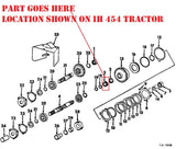 PTO Bushing for International 454, 464, 484, 584, 684 Tractors, 401705R2