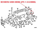 43439DBR bushing c123