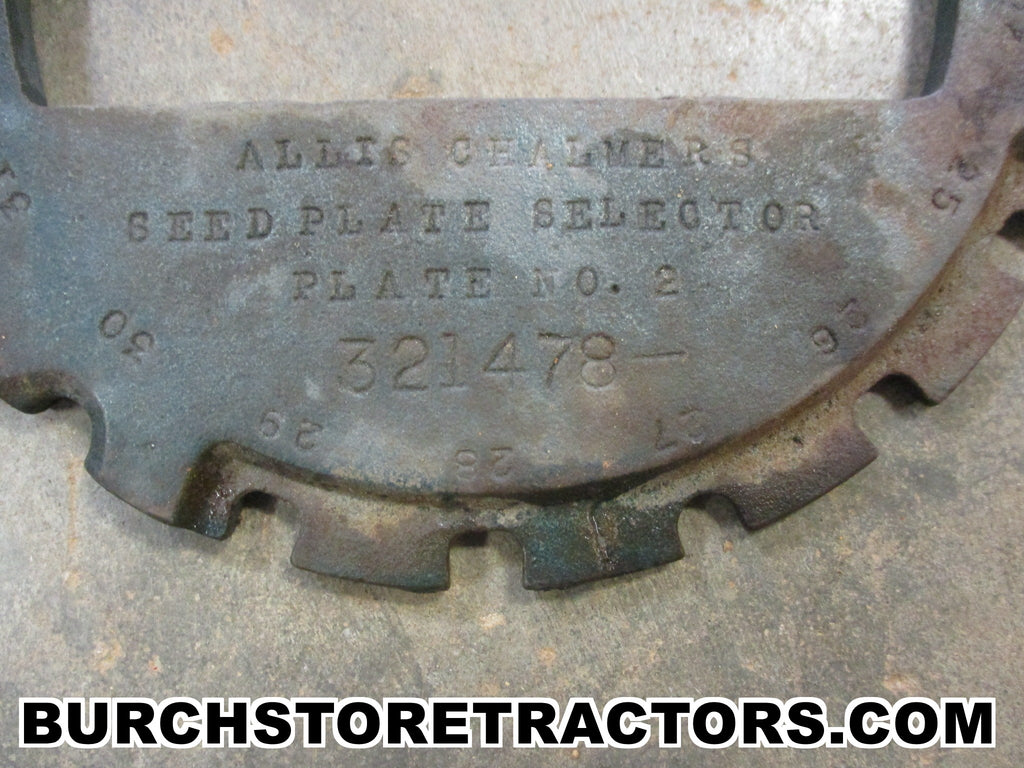 allis chalmers planter seed plates Seed Plate Selector for Allis Chalmers Planters, 321478, FREE SHIP!!!