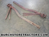 Pair Draft Bars with Lifting Links for a Farmall A-6 Rear Toolbar