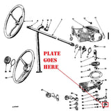 Tie Rod Connector Plate for Farmall Cub Tractors, 350908R1