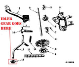 ih farmall fertilizer chain idler gear 