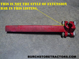 Cultivator Extension Bars for Farmall 140