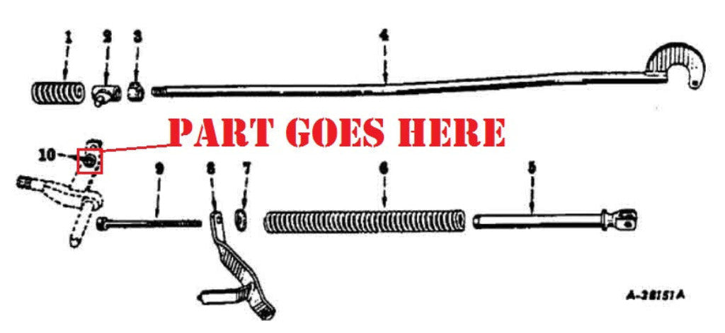 New 1 Point Hitch Rockshaft Collar - Bushing with Pin for Farmall 140 ...