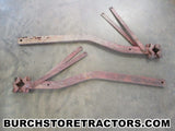Pair Draft Bars with Lifting Links for a Farmall A-6 Rear Toolbar