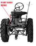 New Old Stock 1 Point Fast Hitch Lift Rod Assembly for Farmall Cub Tractors, 520143R11