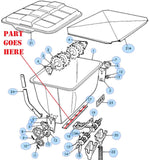 Ford 309  Planter Fertilizer Hopper Flow Rate Shutter, 126750