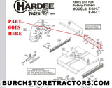 Hardee rotary cutter parts