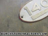 IH 140 tractor grill emblems