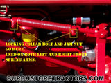 Front Cultivator Spring Arm - Rod Locking Bolt with Jam Nut for Farmall 140, 130, SA, 100, Cub Tractor