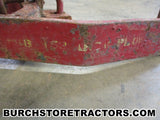 IH Cub Tractor Disk Plow Frame 