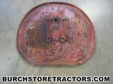 IH cub tractor pan seat