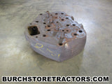 JD b tractor engine head