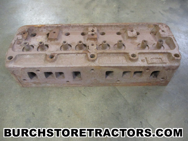 case v tractor engine head