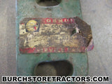 cockshutt equipment part number 402515
