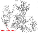Fertilizer Hopper Bottom Plate for Cole 12 MX Planter