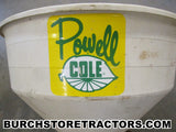 cole 250lb fertilizer hopper assembly