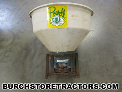 cole 250 pound fertilizer hopper assembly