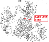cole 12MX planter shaft drive gear