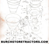 cole fertilizer hopper spout