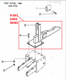 cole planter fast hitch prong