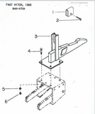 cole planter fast hitch prong