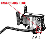 cub tractor touch control hydraulic line gasket