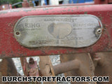 farmall super a tractor 1 point hitch king disk harrow