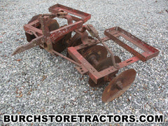 farmall 140 tractor 1 point hitch bog disk harrow