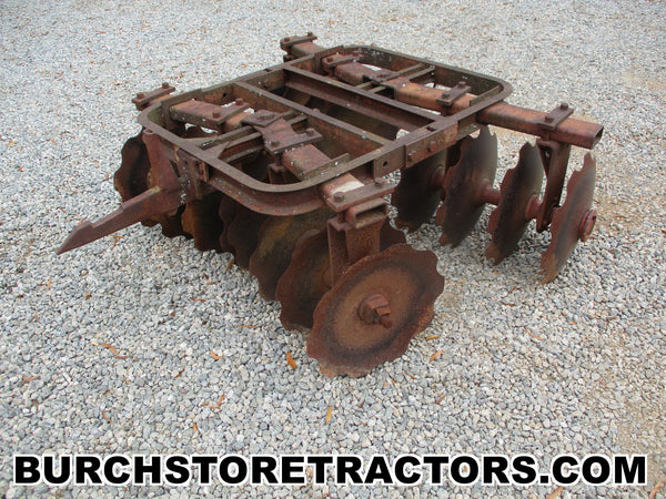 farmall 140 tractor 1 point hitch disk harrow 