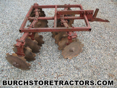 farmall 140 tractor 1 point hitch disk harrow