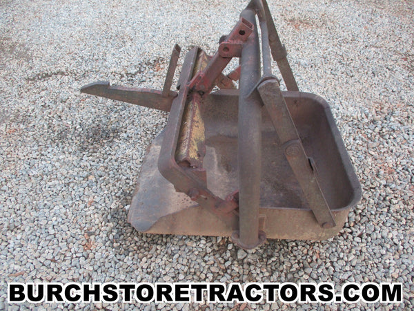 farmall 140 tractor 1 point hitch scoop pan