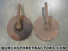 farmall 140 tractor cultivator hiller disk