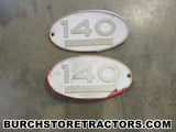 farmall 140 tractor grill emblems