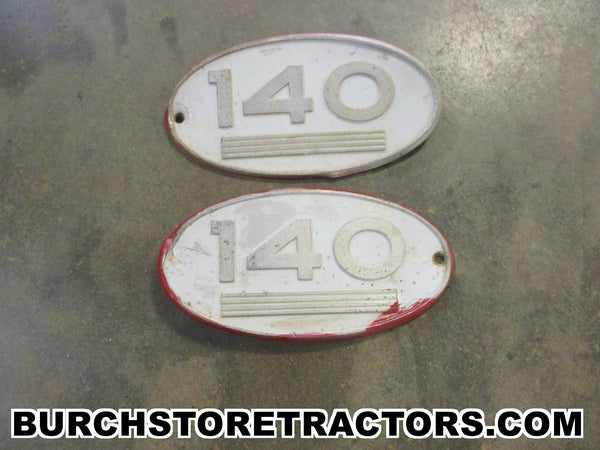 farmall 140 tractor grill emblems
