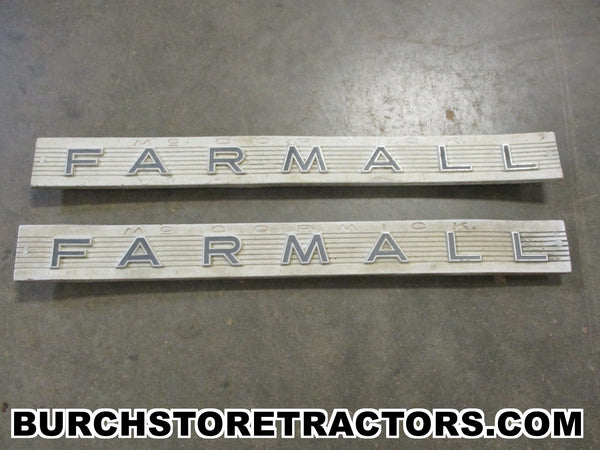 farmall 140 tractor hood emblem