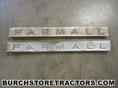 farmall 140 tractor hood emblems