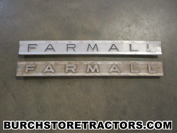 farmall 140 tractor hood emblems